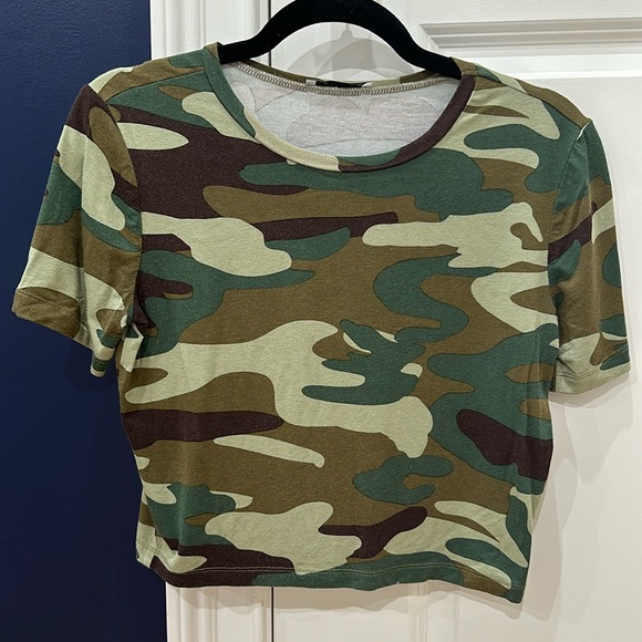 Zara camo tee - Picture 1 of 4
